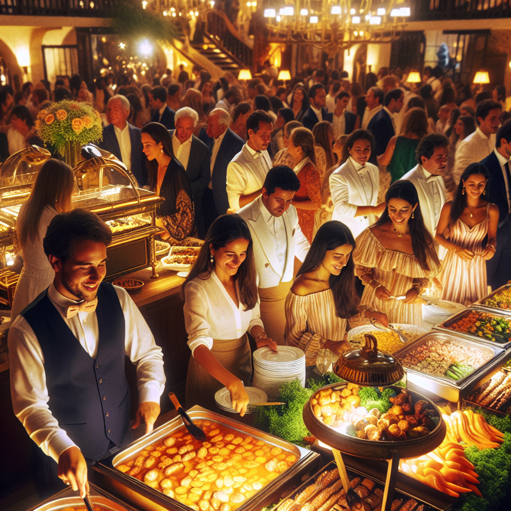 ¿Cuántas personas atiende un mesero en un evento en Bogotá?